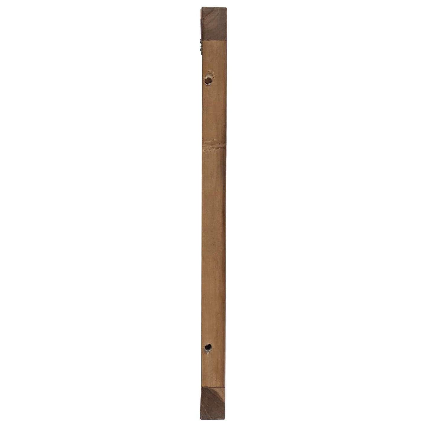 Bettkopfteil Natur Massivholz Teak
