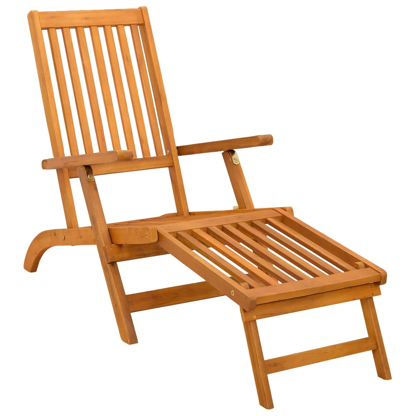 Reclining and Folding Sunlounger 55 x 146 x 91 cm