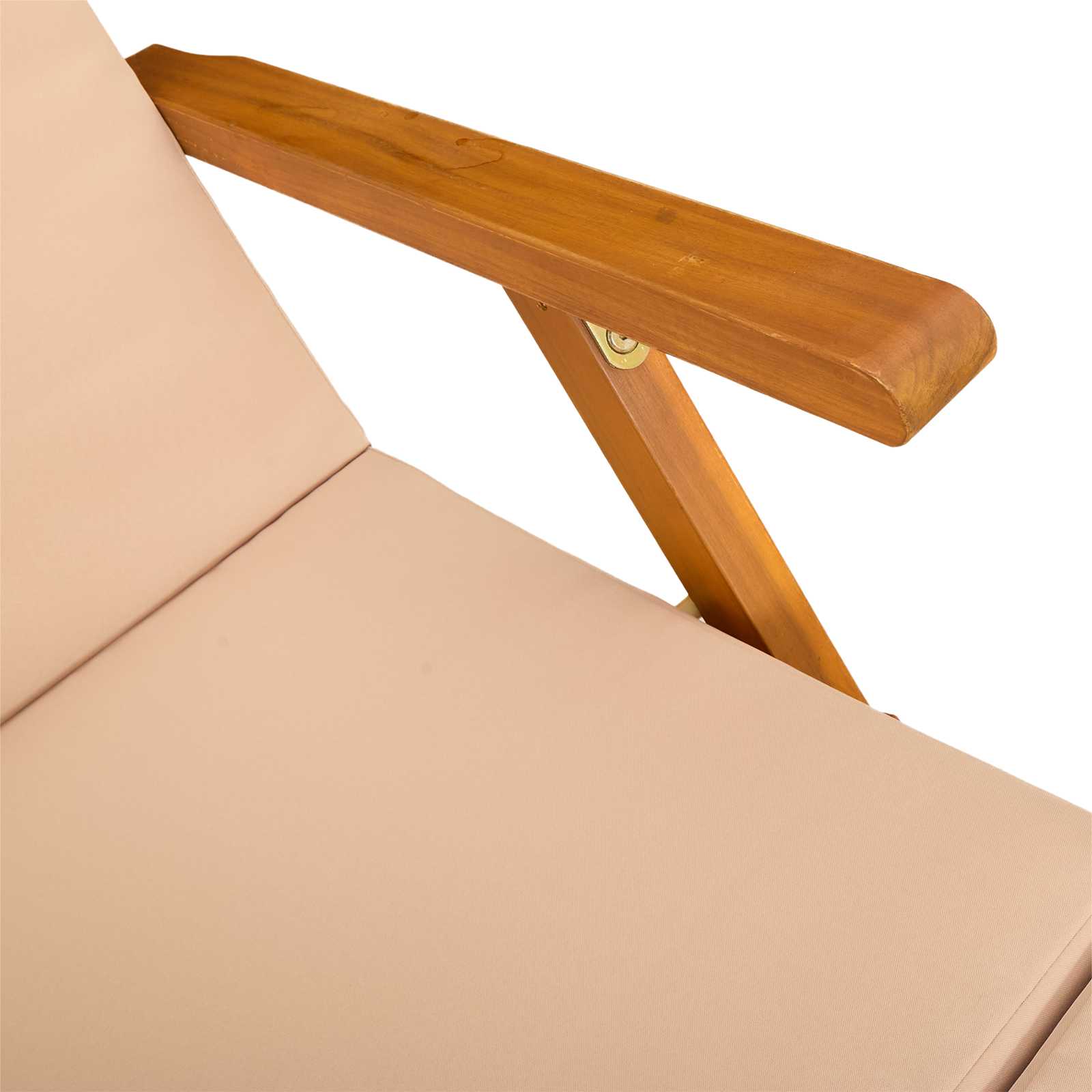 Reclining and Folding Sunlounger 55 x 146 x 91 cm