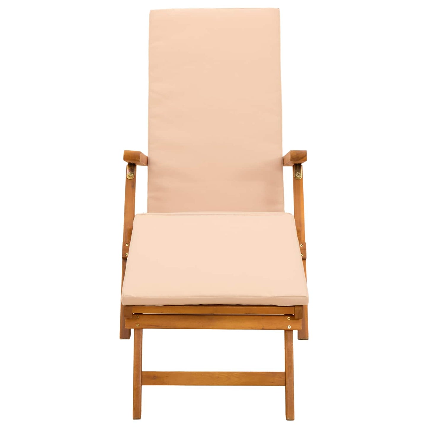 Reclining and Folding Sunlounger 55 x 146 x 91 cm