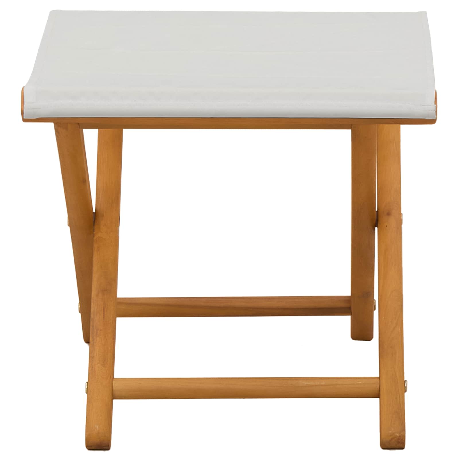 Liegestuhl 2 pcs Massives Eukalyptus Holz Creme