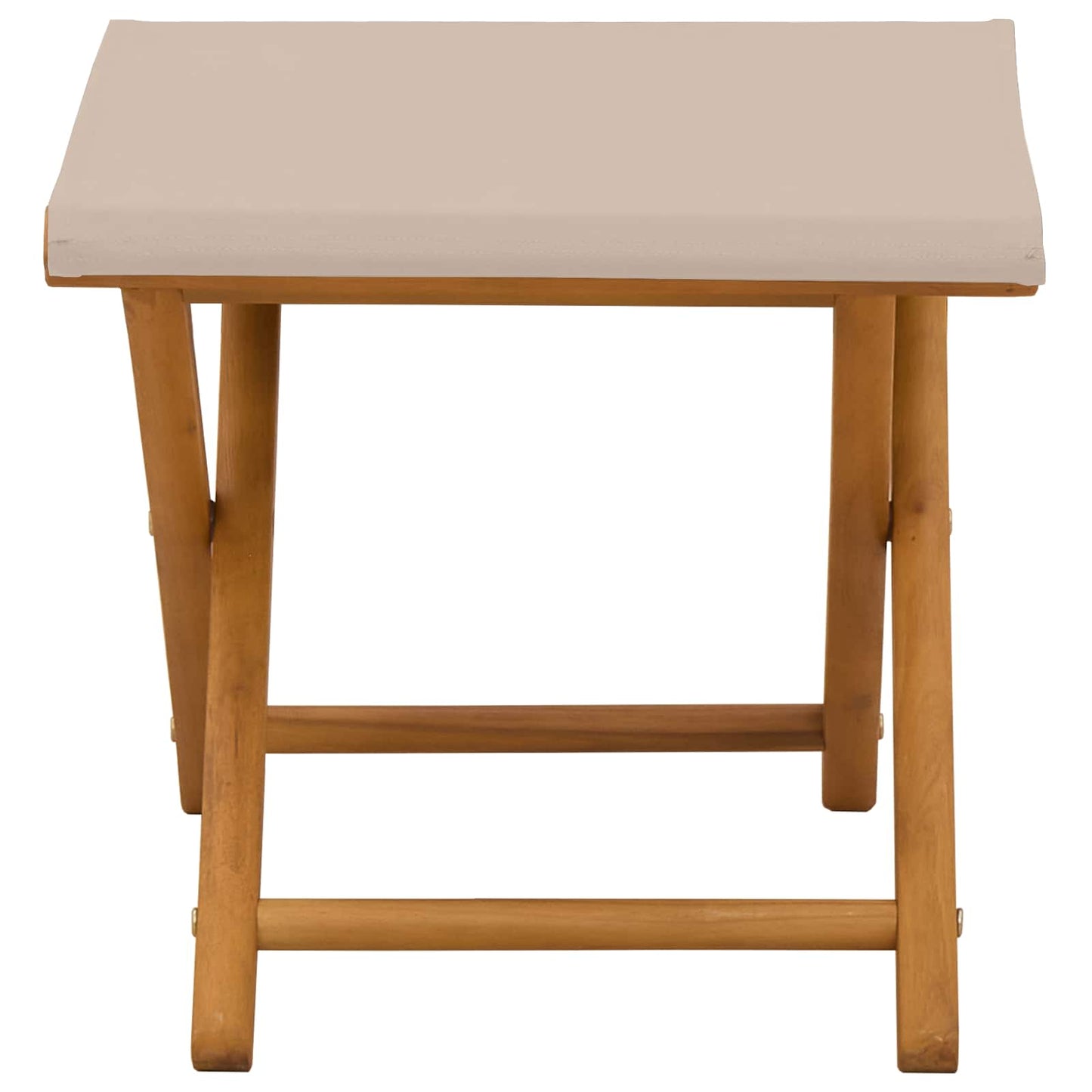 Liegestuhl 2 pcs Massives Eukalyptus Holz Beige