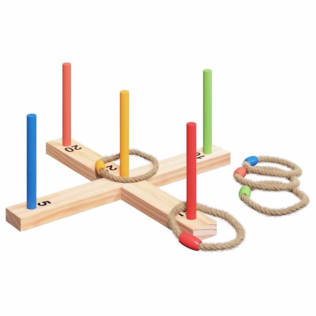 Ringwurfspielset Mehrfarbig 41 x 41 x 16 cm