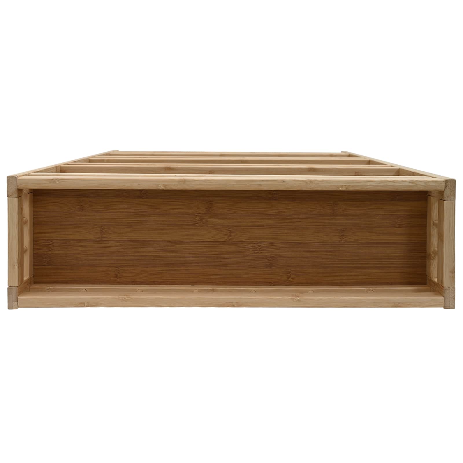 Küchenwagen mit Rädern Natur 60 x 18 x 97 cm Bambus