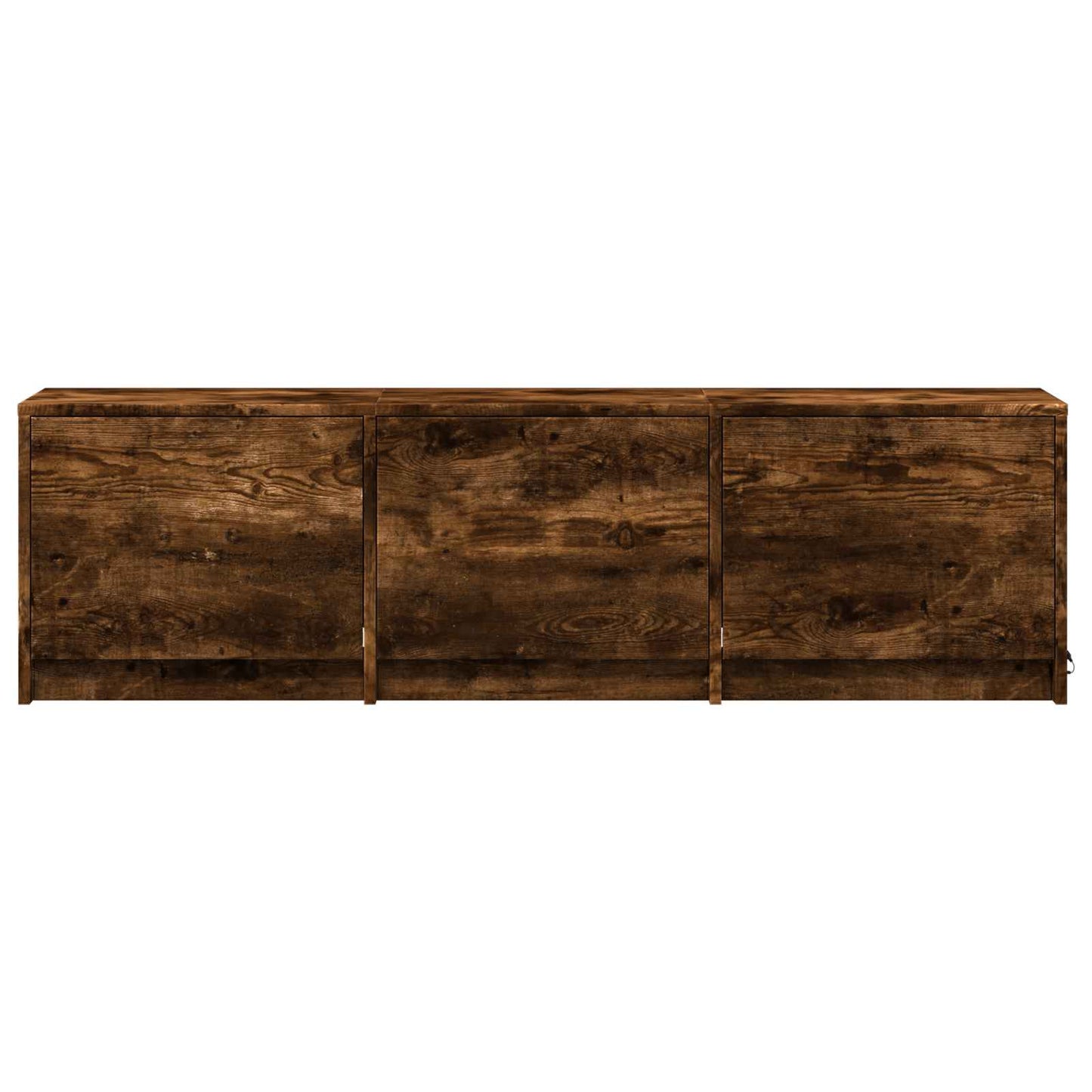 TV Cabinet with LED 140 x 34 x 40 cm Geräucherte Eiche