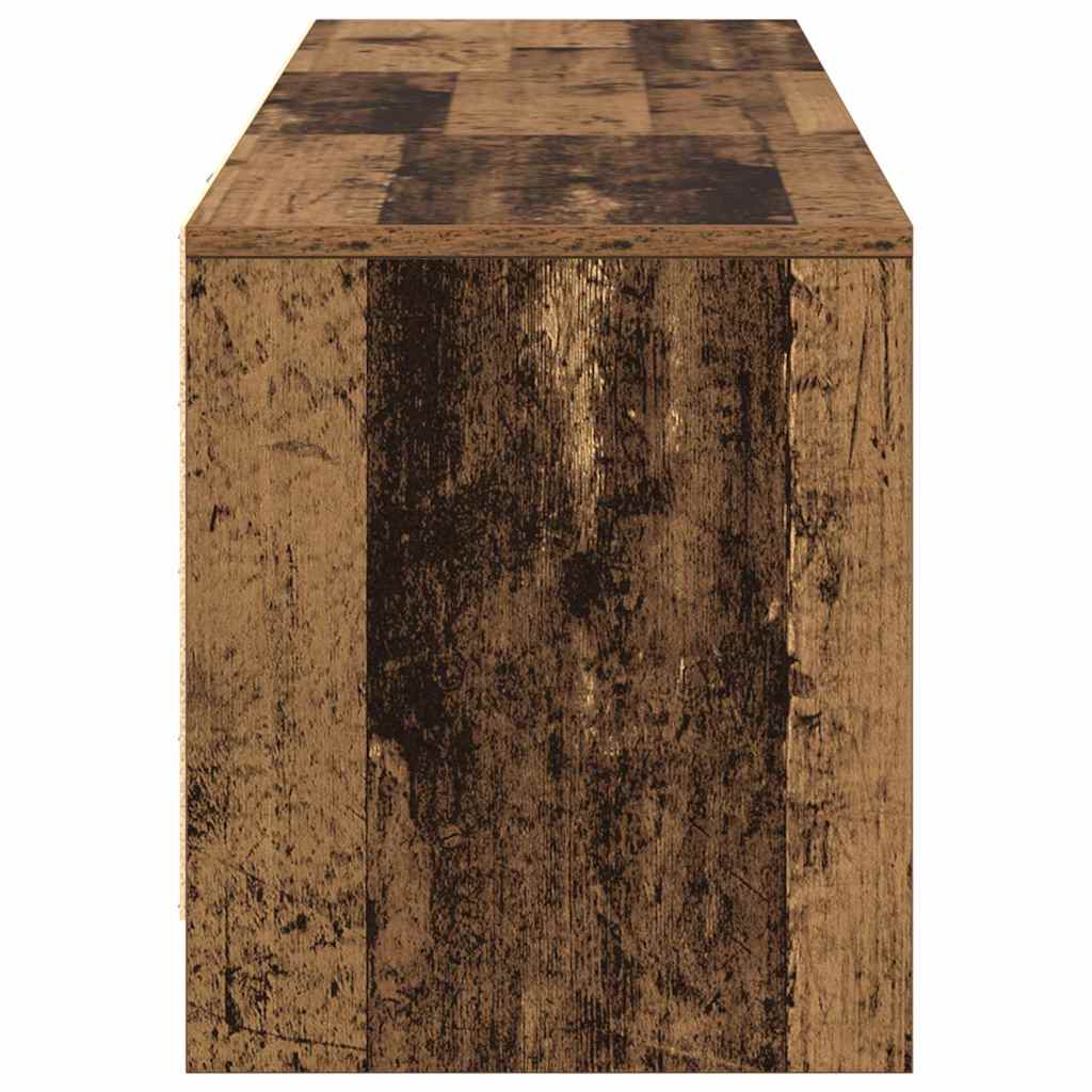 TV Cabinet with LED Altholz 140 x 34 x 40 cm Holzwerkstoff