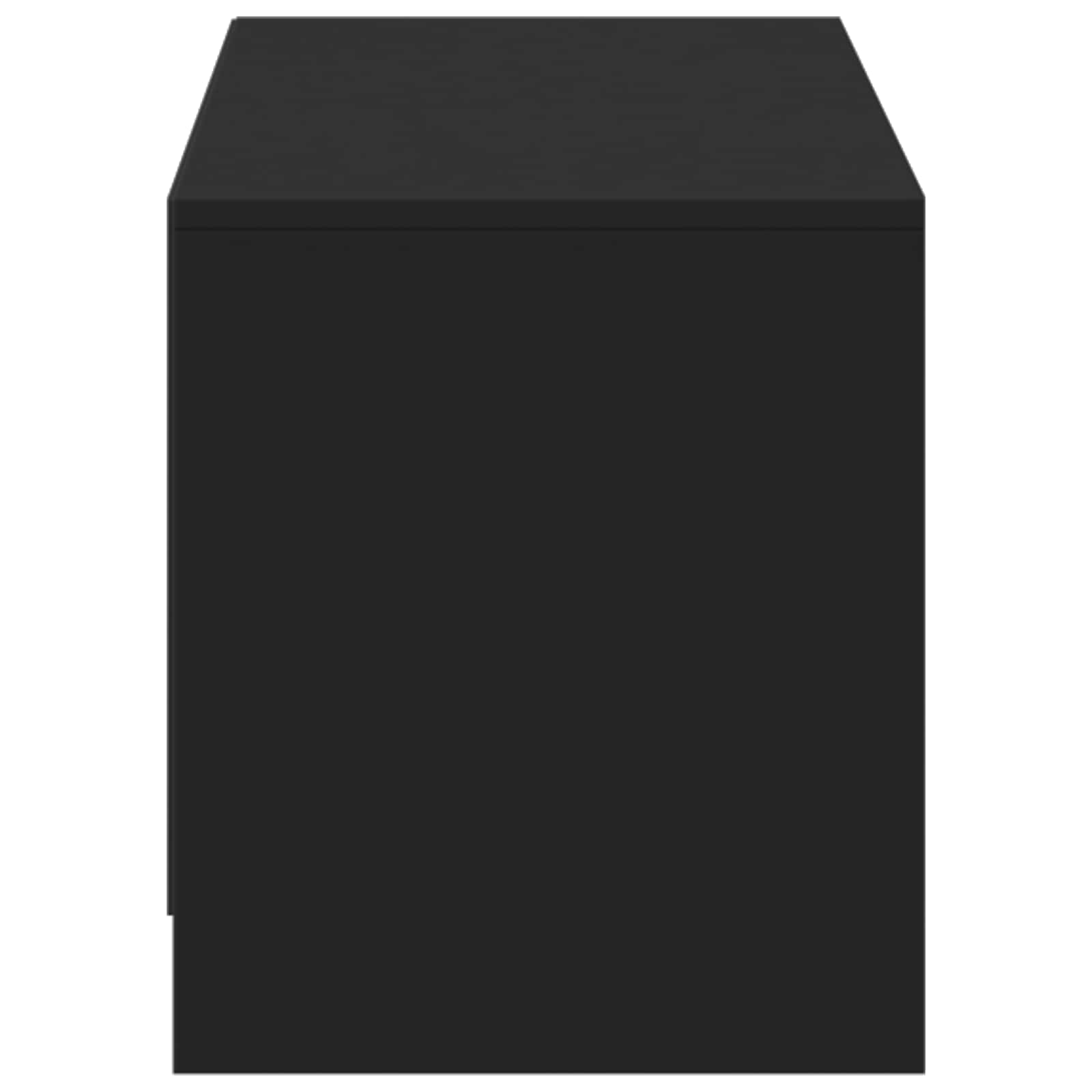 TV Cabinet with LED 140 x 34 x 40 cm Schwarz Holzwerkstoff