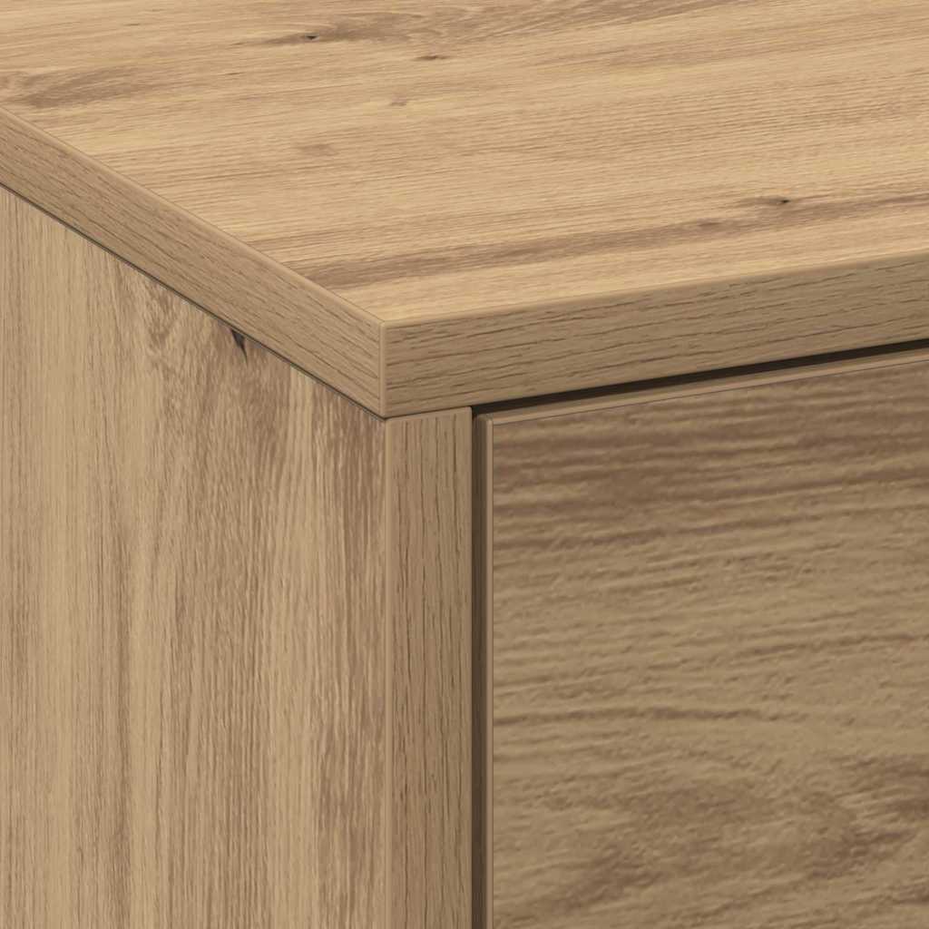 TV Cabinet with LED 140 x 34 x 40 cm Kunsthandwerk Eiche