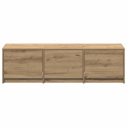 TV Cabinet with LED 140 x 34 x 40 cm Kunsthandwerk Eiche