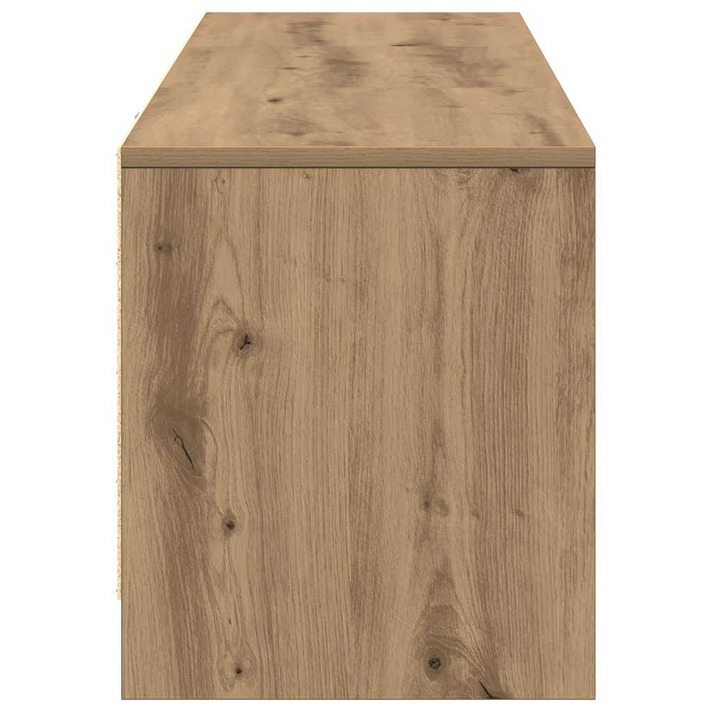 TV Cabinet with LED 140 x 34 x 40 cm Kunsthandwerk Eiche