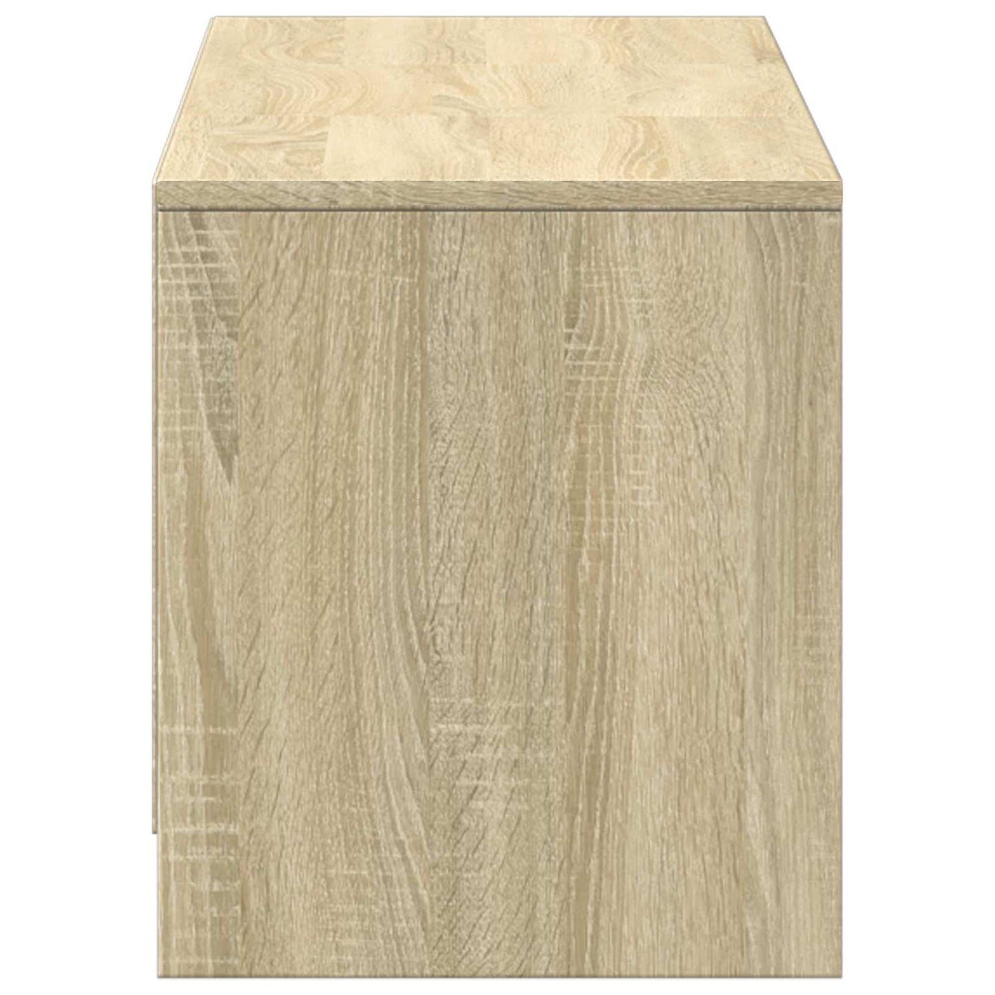 TV Cabinet with LED 140 x 34 x 40 cm Sonoma-Eiche Holzwerkstoff