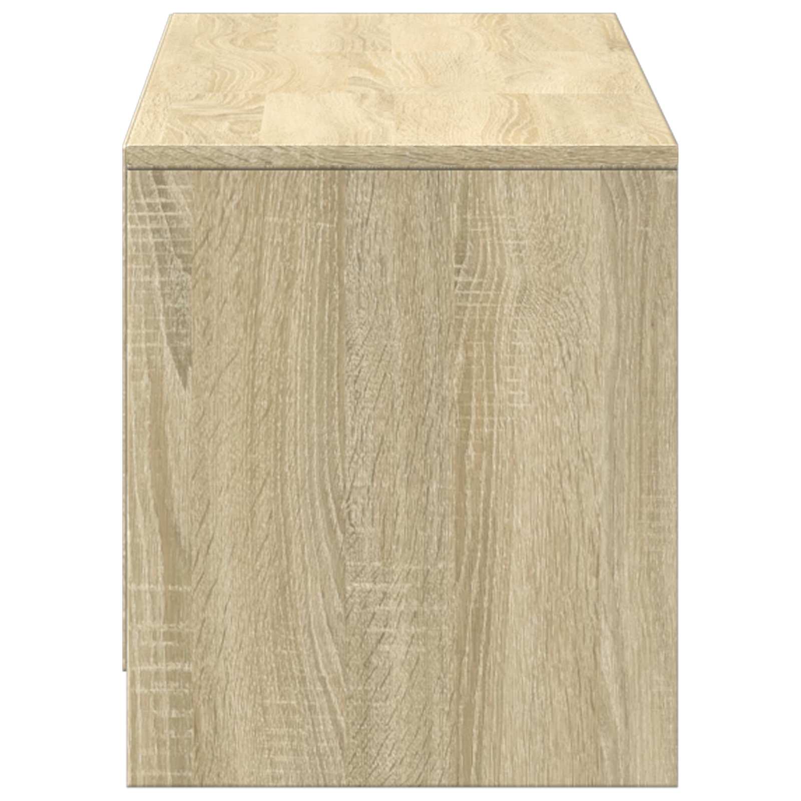 TV Cabinet with LED 140 x 34 x 40 cm Sonoma-Eiche Holzwerkstoff