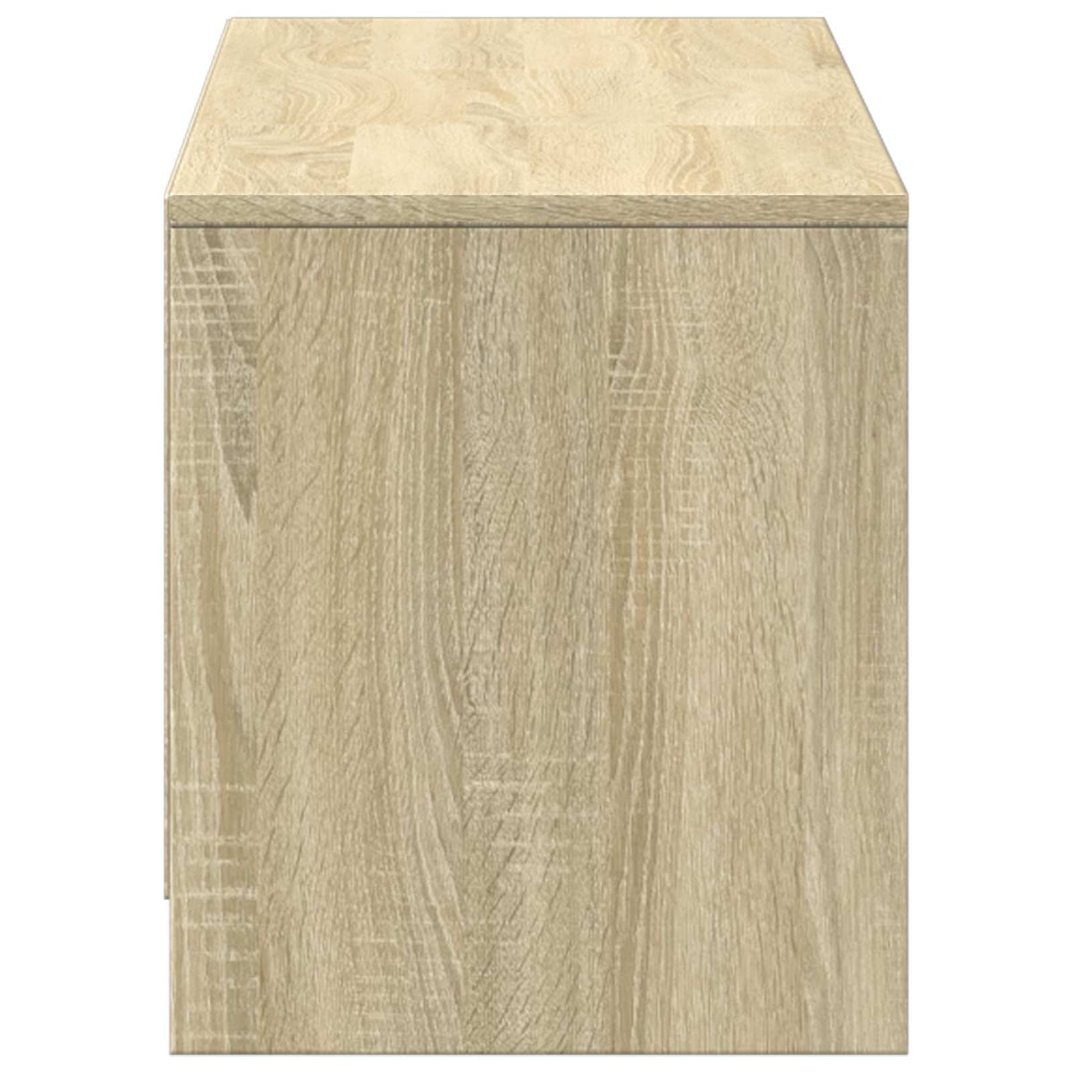TV Cabinet with LED 140 x 34 x 40 cm Sonoma-Eiche Holzwerkstoff