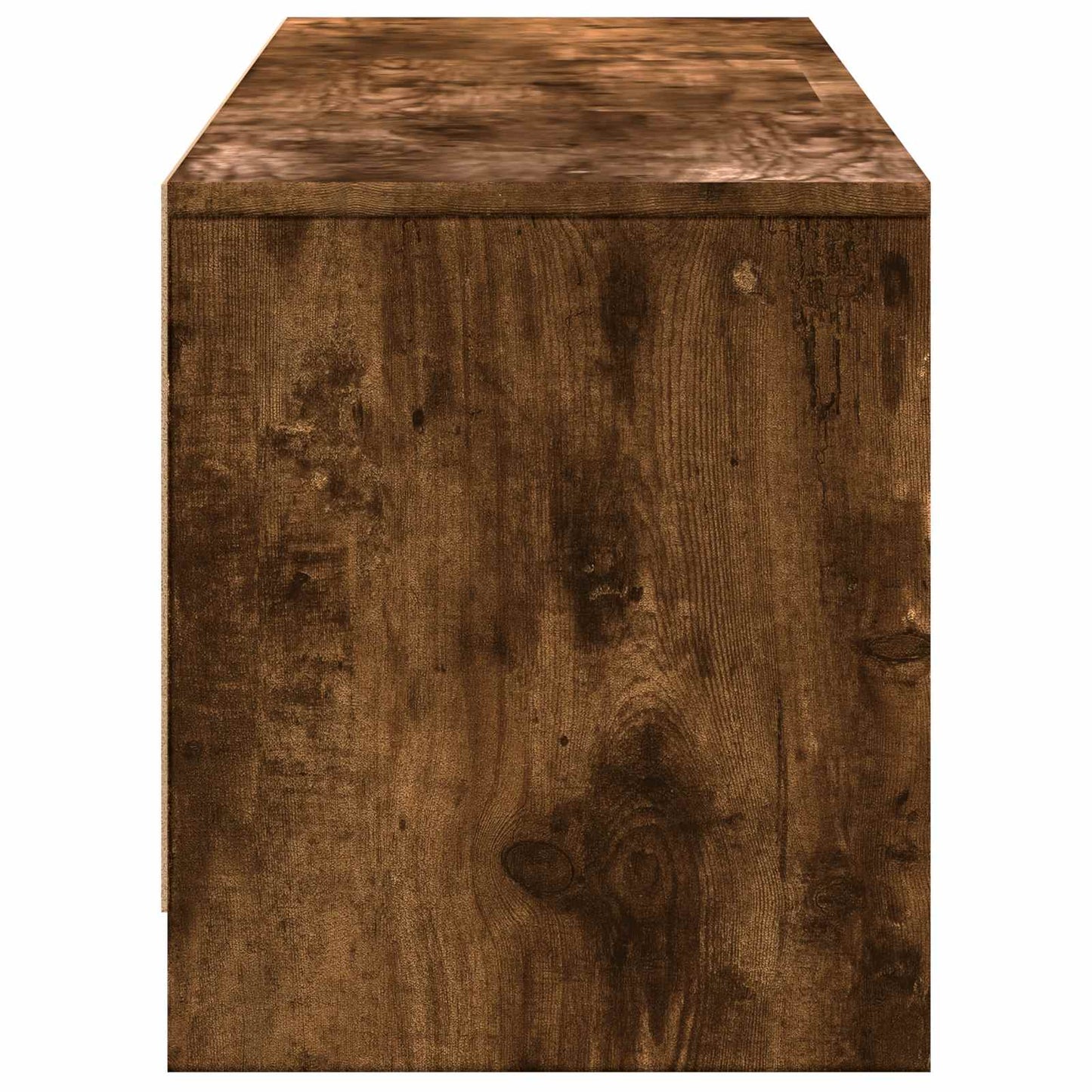 TV Cabinet with LED 165 x 34 x 40 cm Geräucherte Eiche