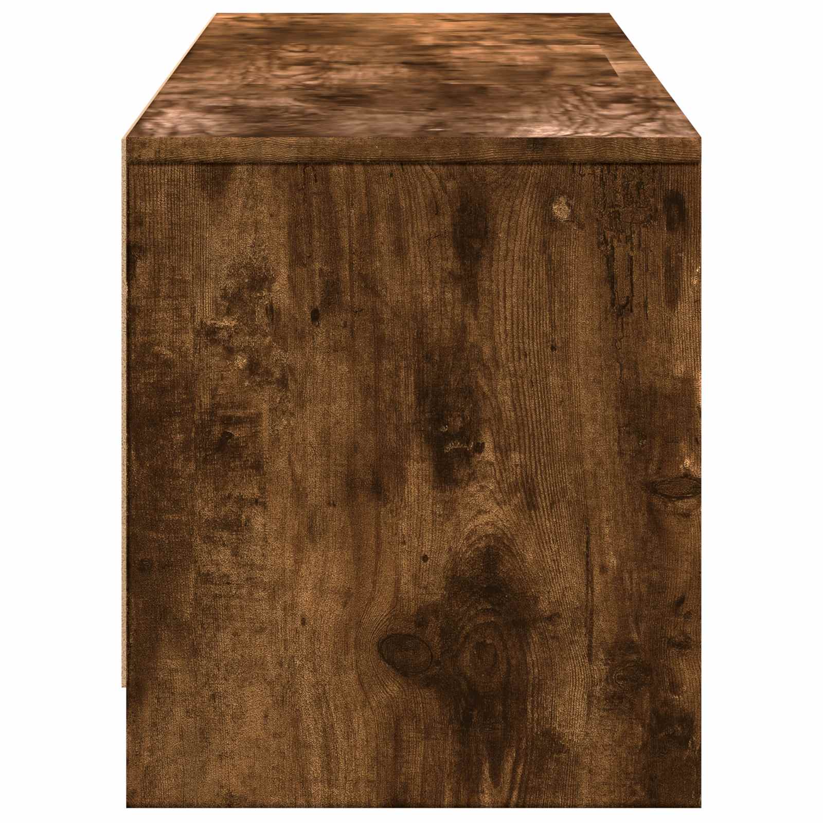 TV Cabinet with LED 165 x 34 x 40 cm Geräucherte Eiche