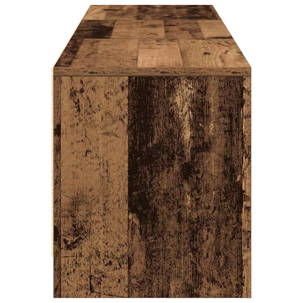 TV Cabinet with LED Altholz 165 x 34 x 40 cm Holzwerkstoff