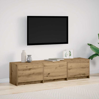 TV Cabinet with LED 165 x 34 x 40 cm Kunsthandwerk Eiche