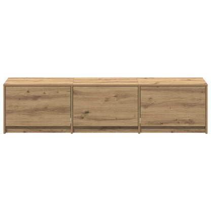 TV Cabinet with LED 165 x 34 x 40 cm Kunsthandwerk Eiche