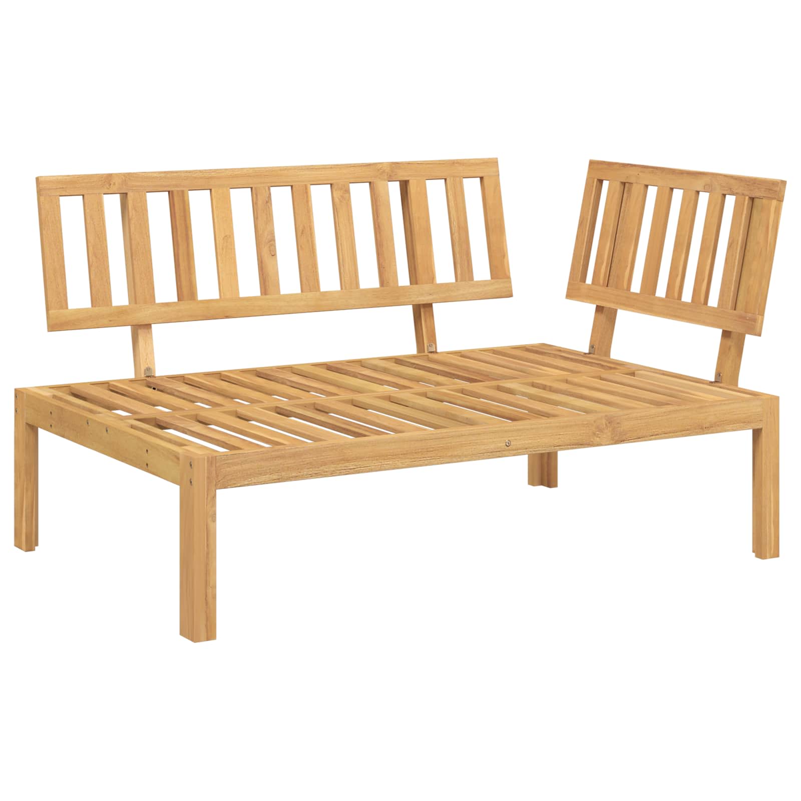 Sofa Set Uni Anthrazit 133 x 92 x 69 cm Massivholz Akazie