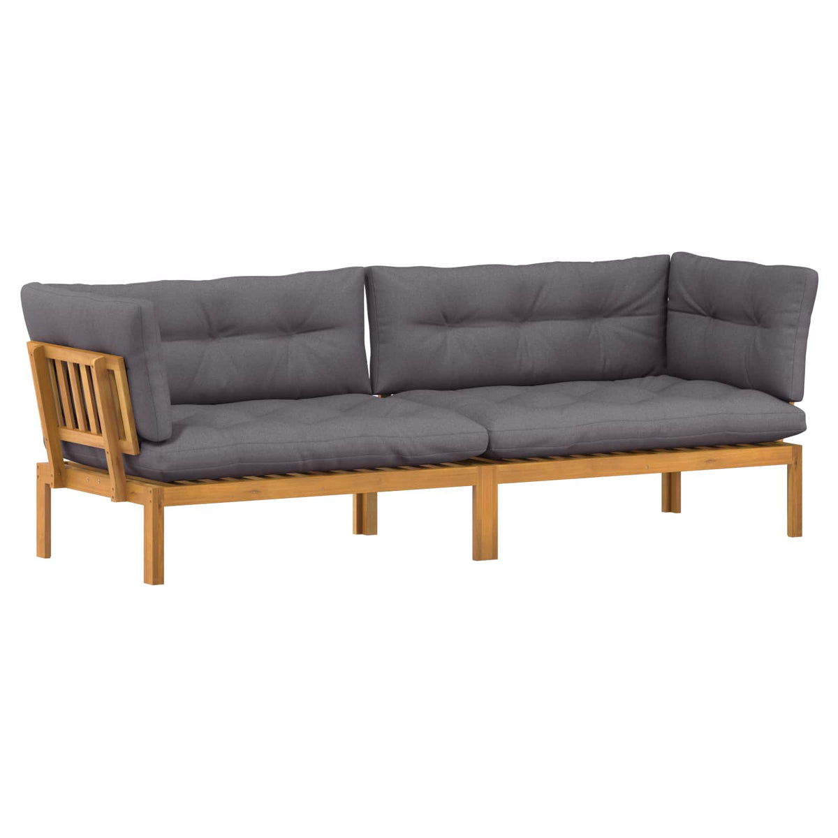Garten Pallet Sofa Einheiten 2 stk. Massivholz Akazie