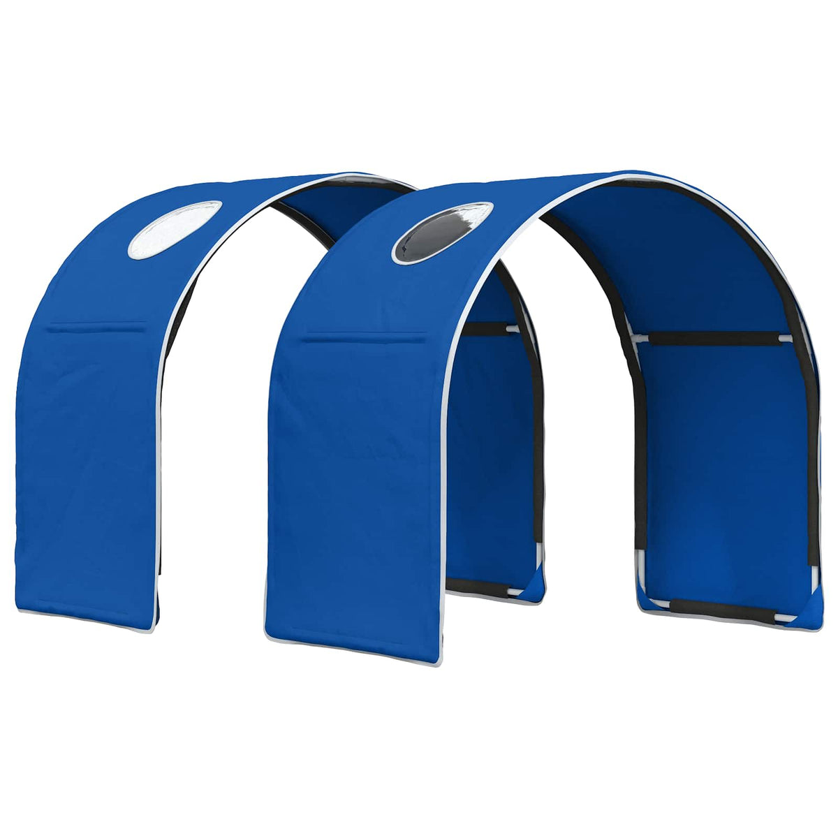 Bett-Tunnel für Kinder-Hochbetten 2 stk. Blau Polyester