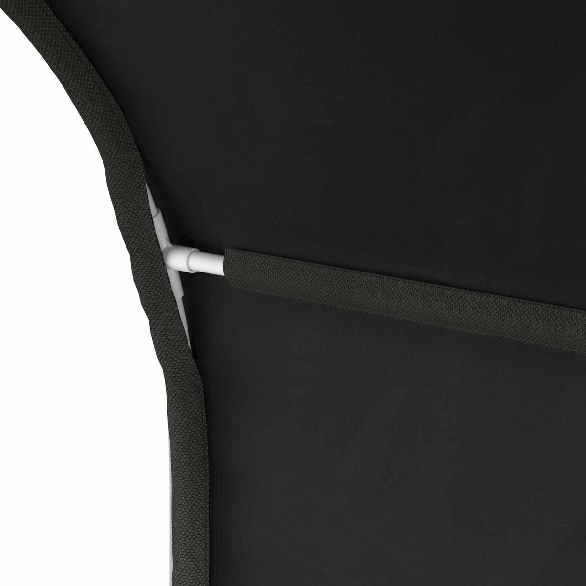 Bett-Tunnel für Kinder-Hochbetten 2 stk. Schwarz Polyester