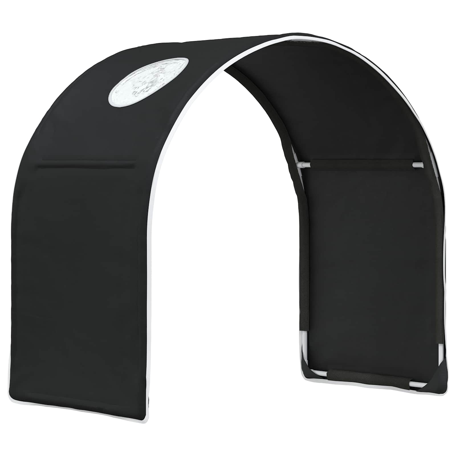 Bett-Tunnel für Kinder-Hochbetten 2 stk. Schwarz Polyester