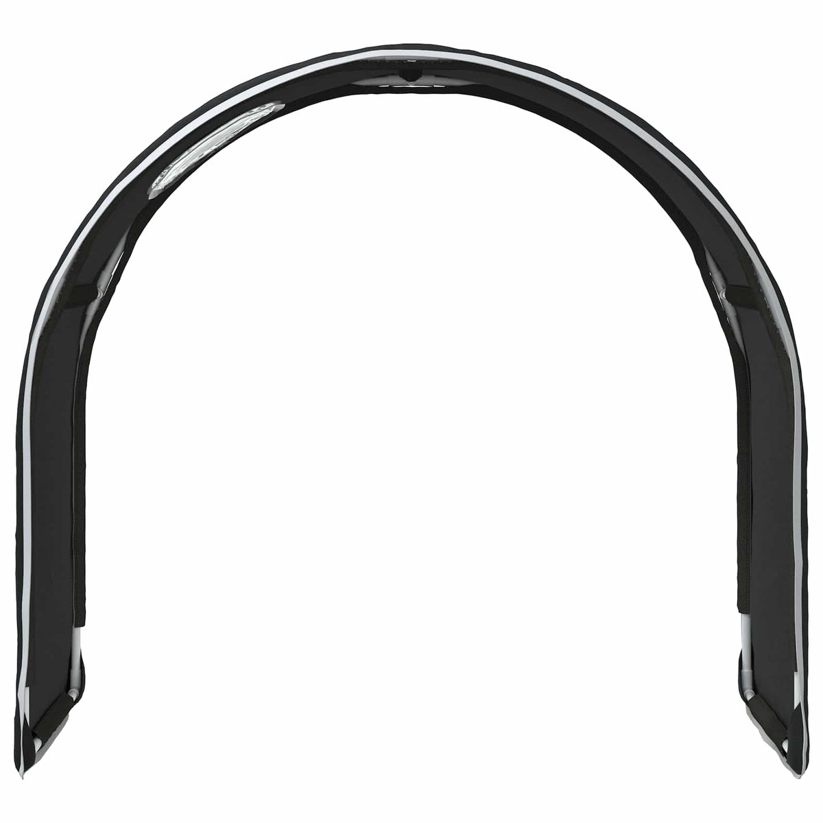 Bett-Tunnel für Kinder-Hochbetten 2 stk. Schwarz Polyester