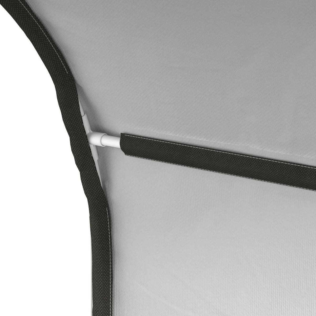 Bett-Tunnel für Kinder-Hochbetten 2 stk. Weiß Polyester