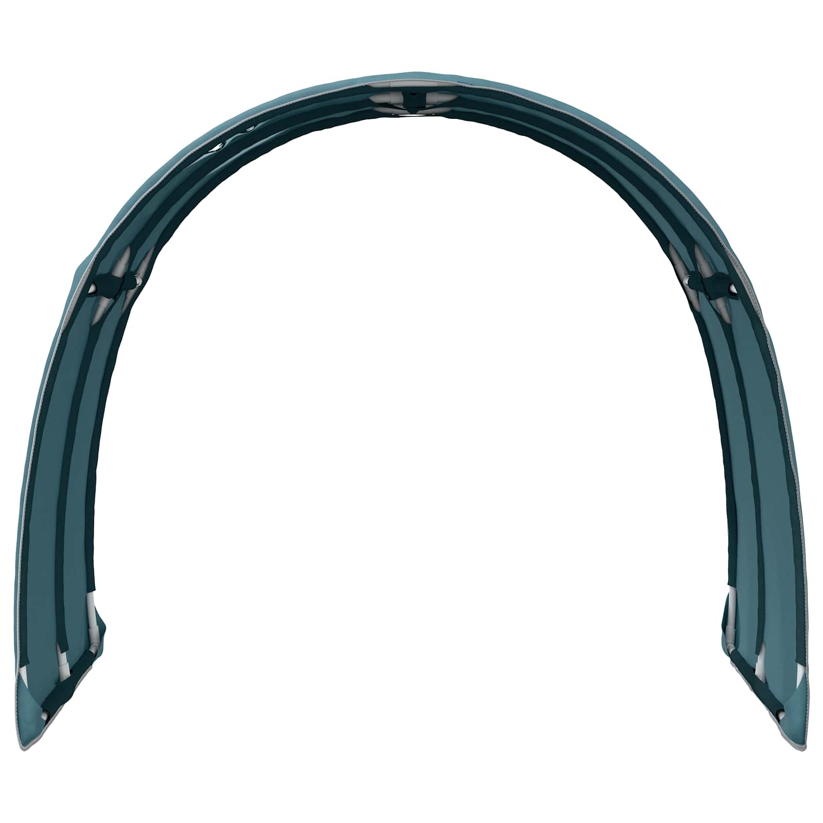 Bettunnel 2 stk. Himmelblau Polyester