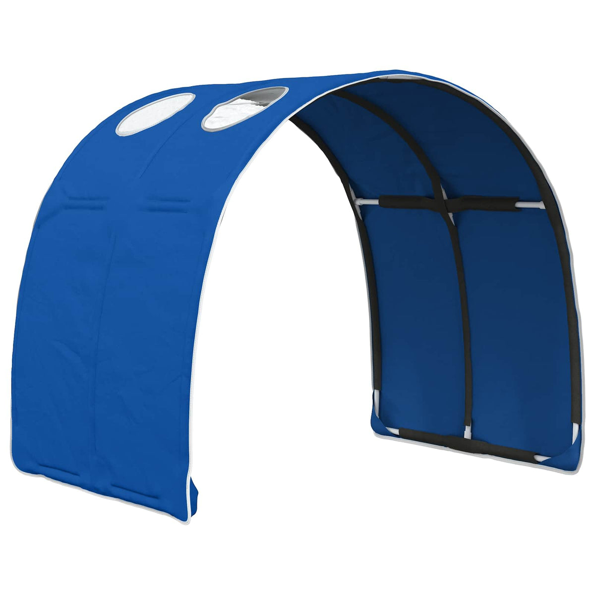 Bettunnel 2 stk. Blau Polyester