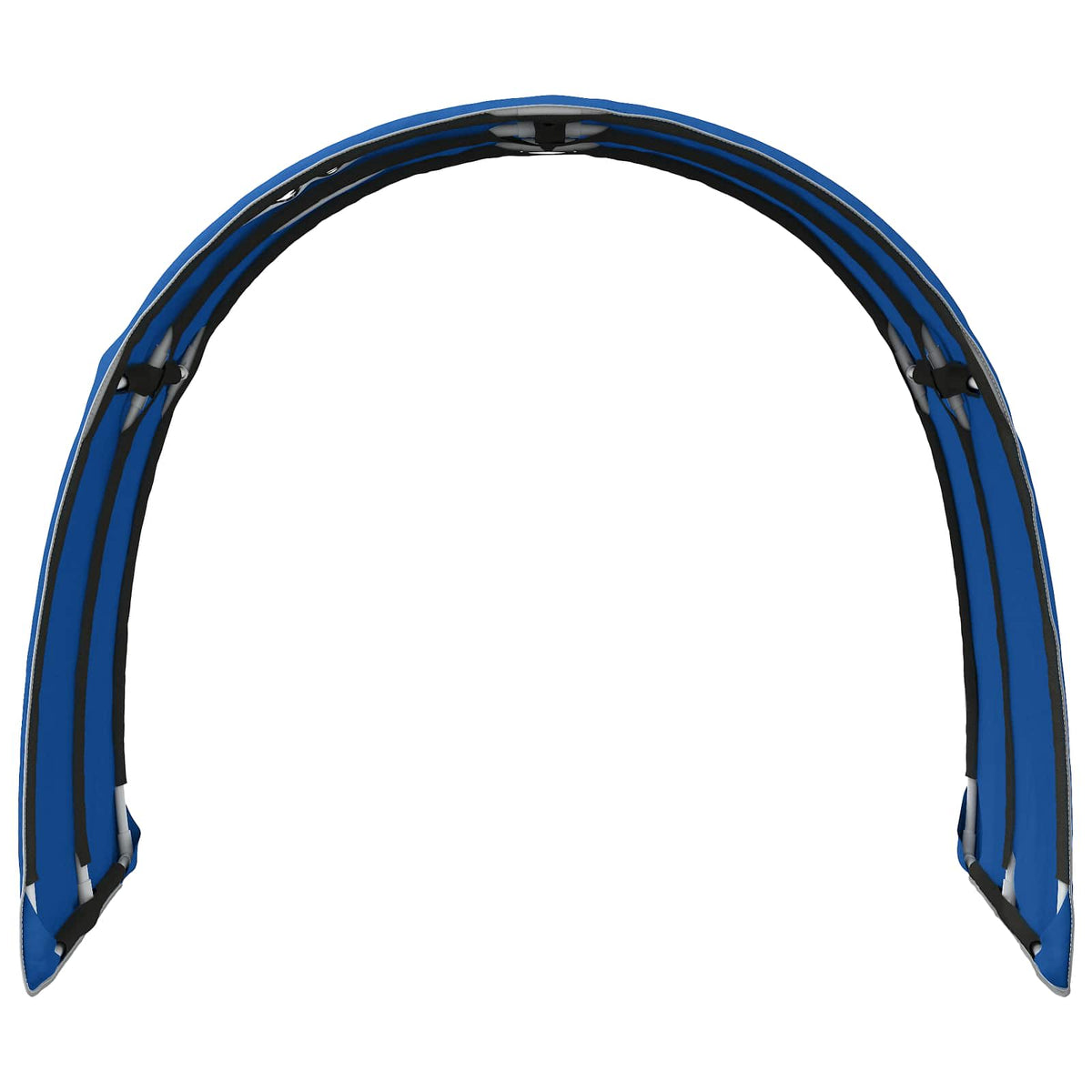 Bettunnel 2 stk. Blau Polyester