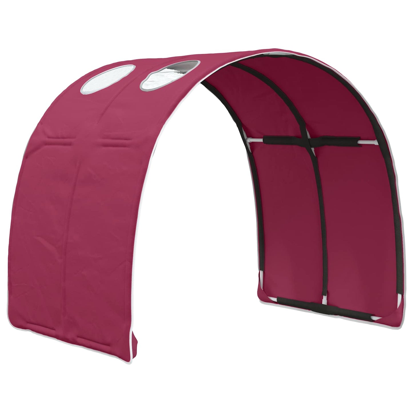 Bettunnel 2 stk. Rot Polyester