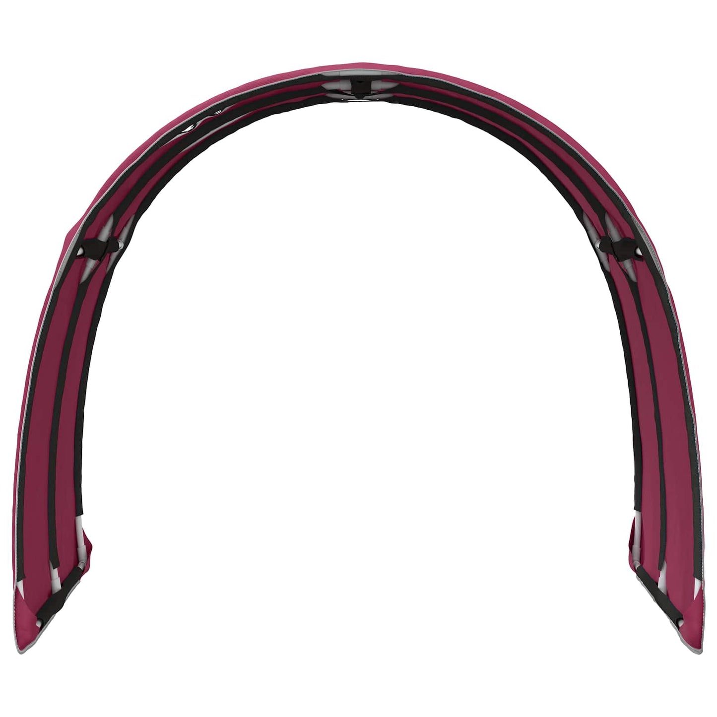 Bettunnel 2 stk. Rot Polyester