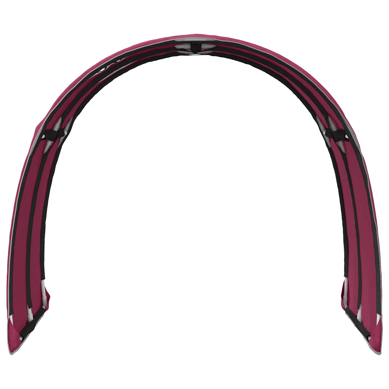 Bettunnel 2 stk. Rot Polyester
