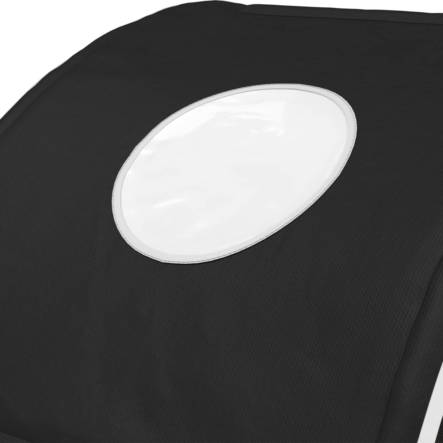 Bettunnel 2 stk. Schwarz Polyester