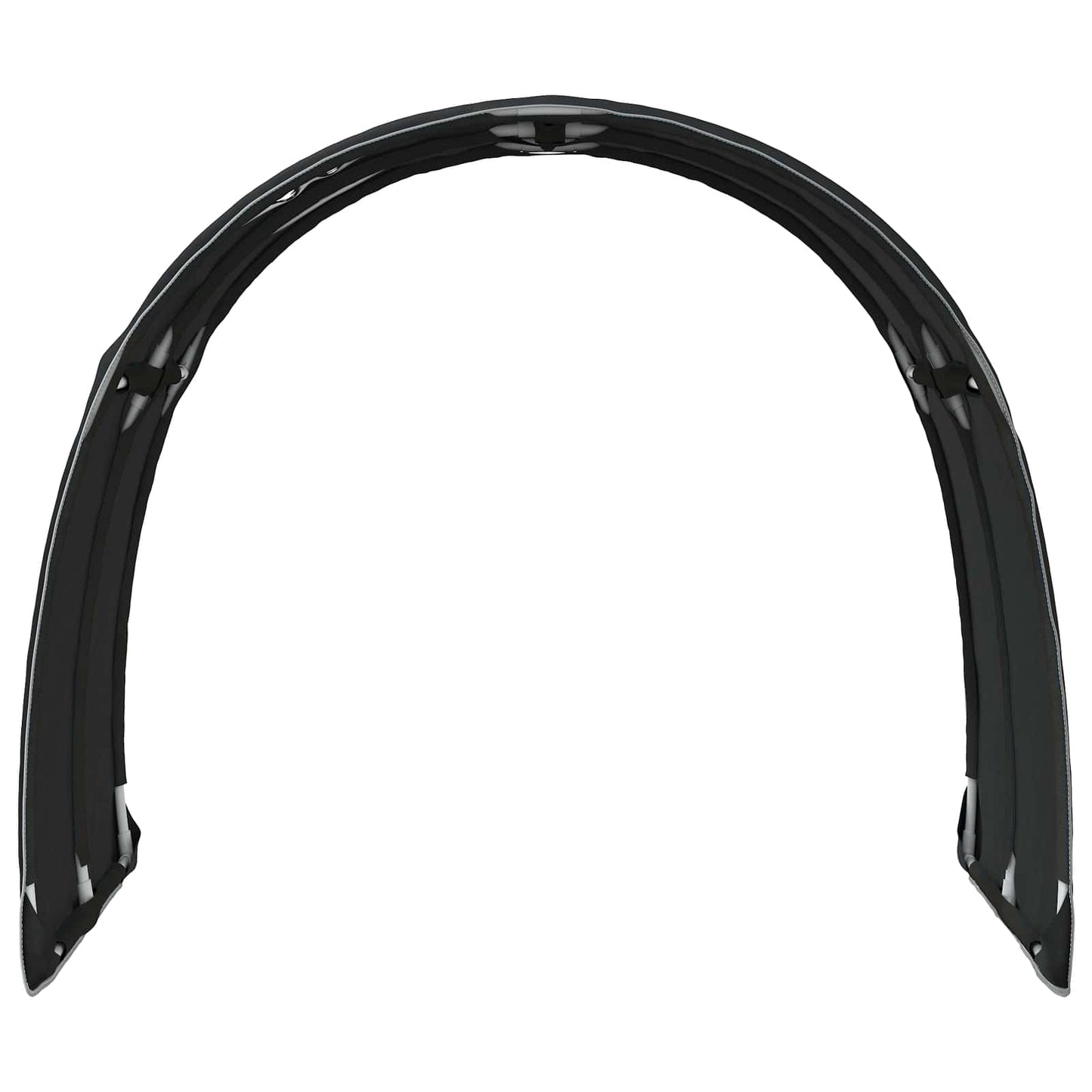 Bettunnel 2 stk. Schwarz Polyester