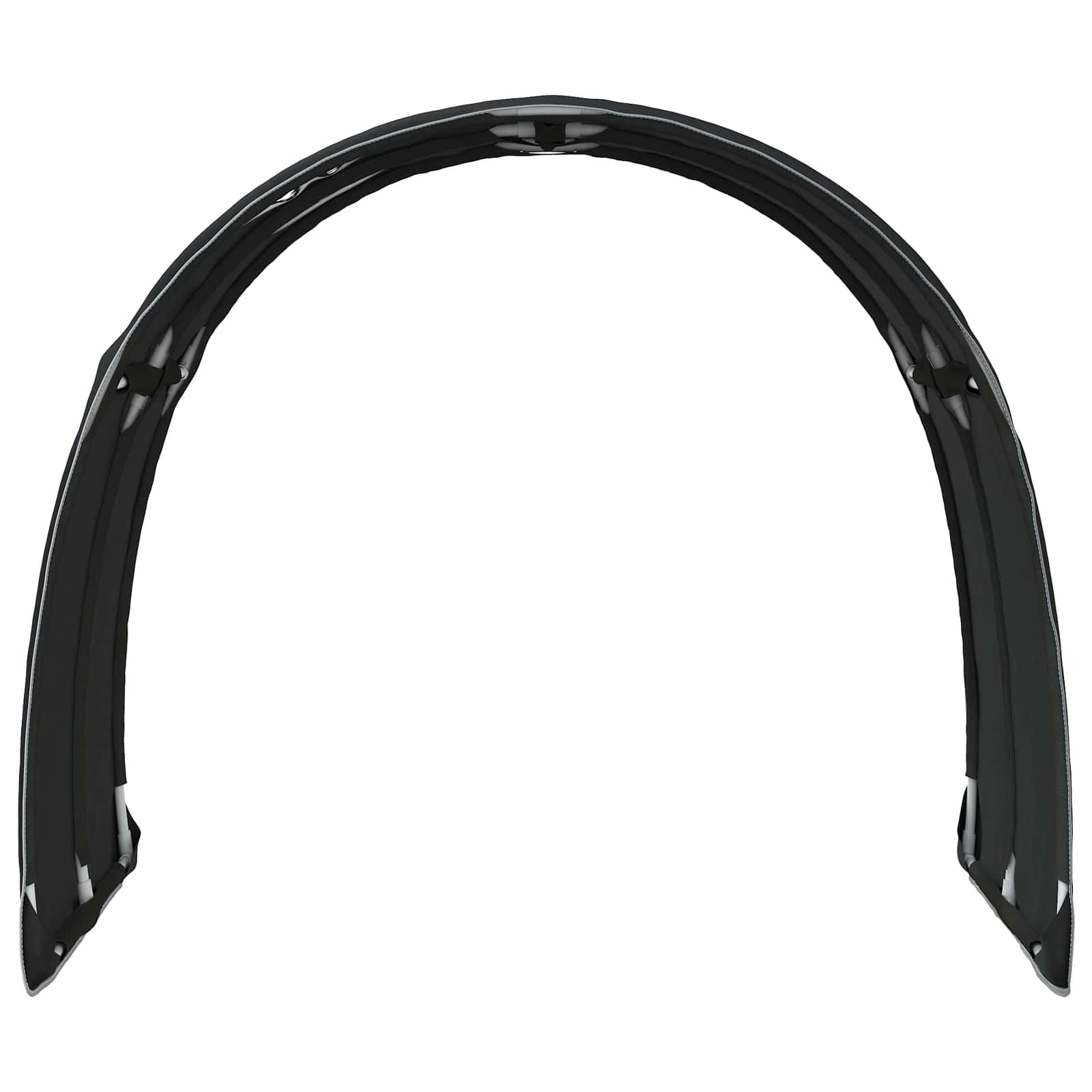 Bettunnel 2 stk. Schwarz Polyester