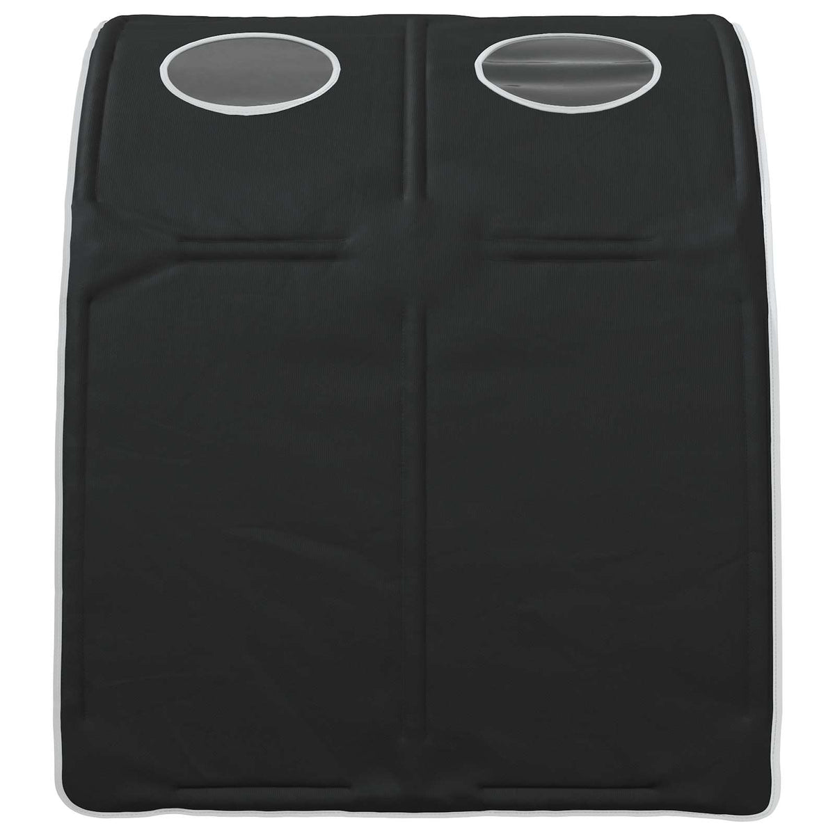 Bettunnel 2 stk. Schwarz Polyester