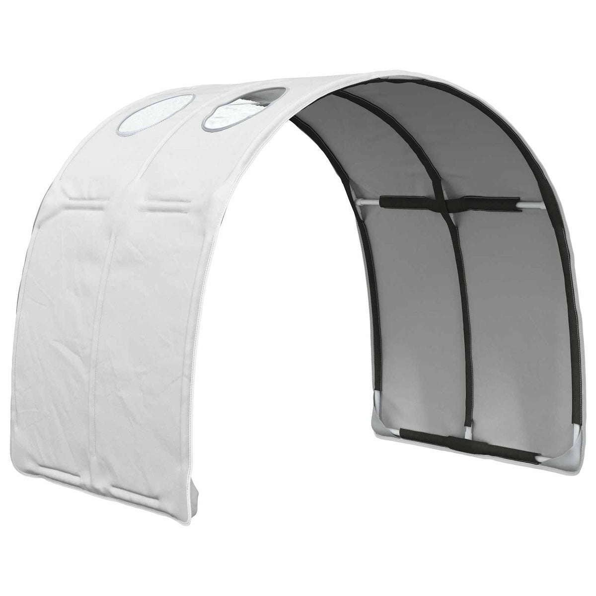 Bettunnel 2 stk. Weiß Polyester