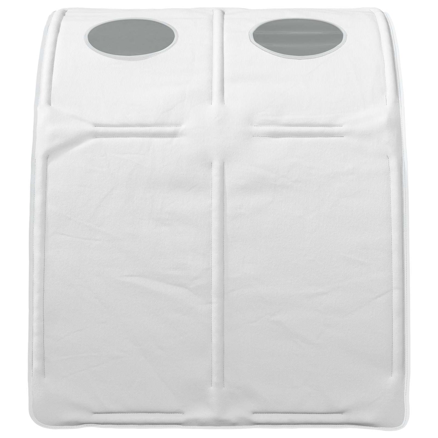 Bettunnel 2 stk. Weiß Polyester