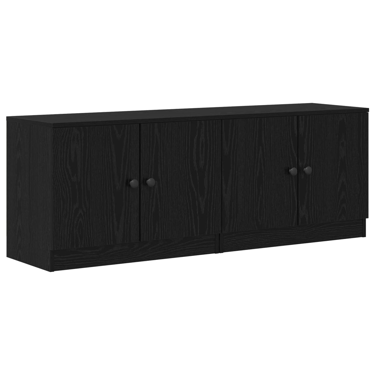 Stauraum-Schranks für Hochbett 2 stk. Schwarze Eiche