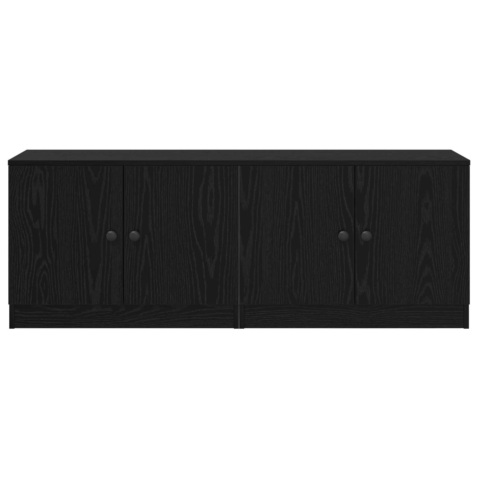Stauraum-Schranks für Hochbett 2 stk. Schwarze Eiche