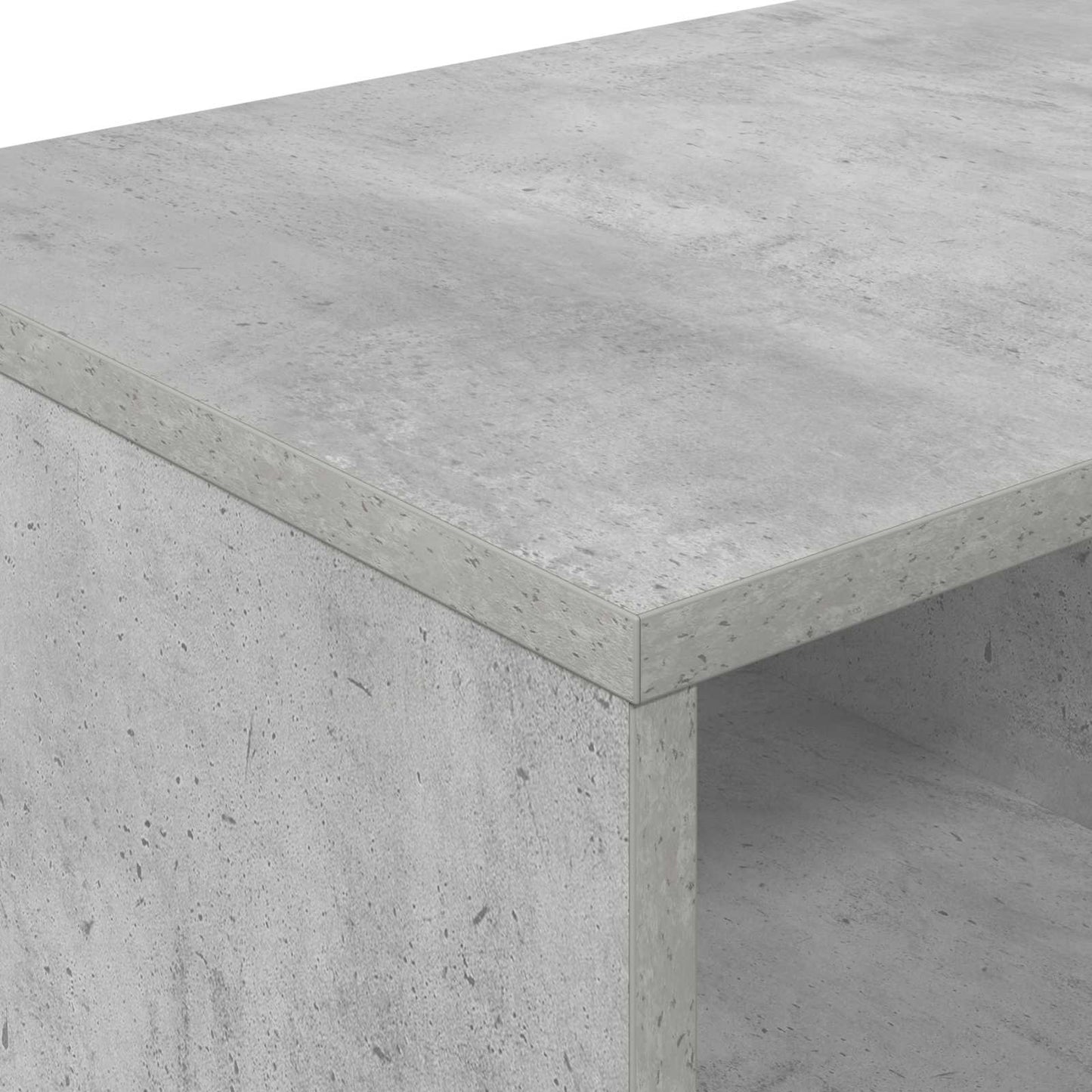 Stauraum-Schranks für Hochbett 2 stk. Betongrau 66 x 35 x 48 cm