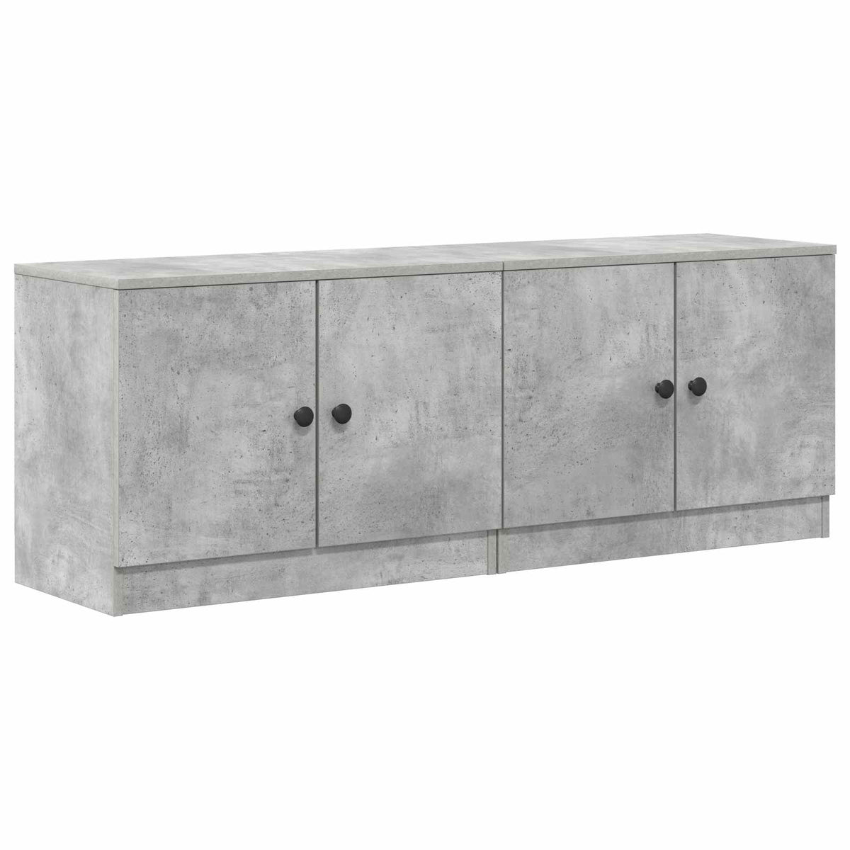 Stauraum-Schranks für Hochbett 2 stk. Betongrau 66 x 35 x 48 cm