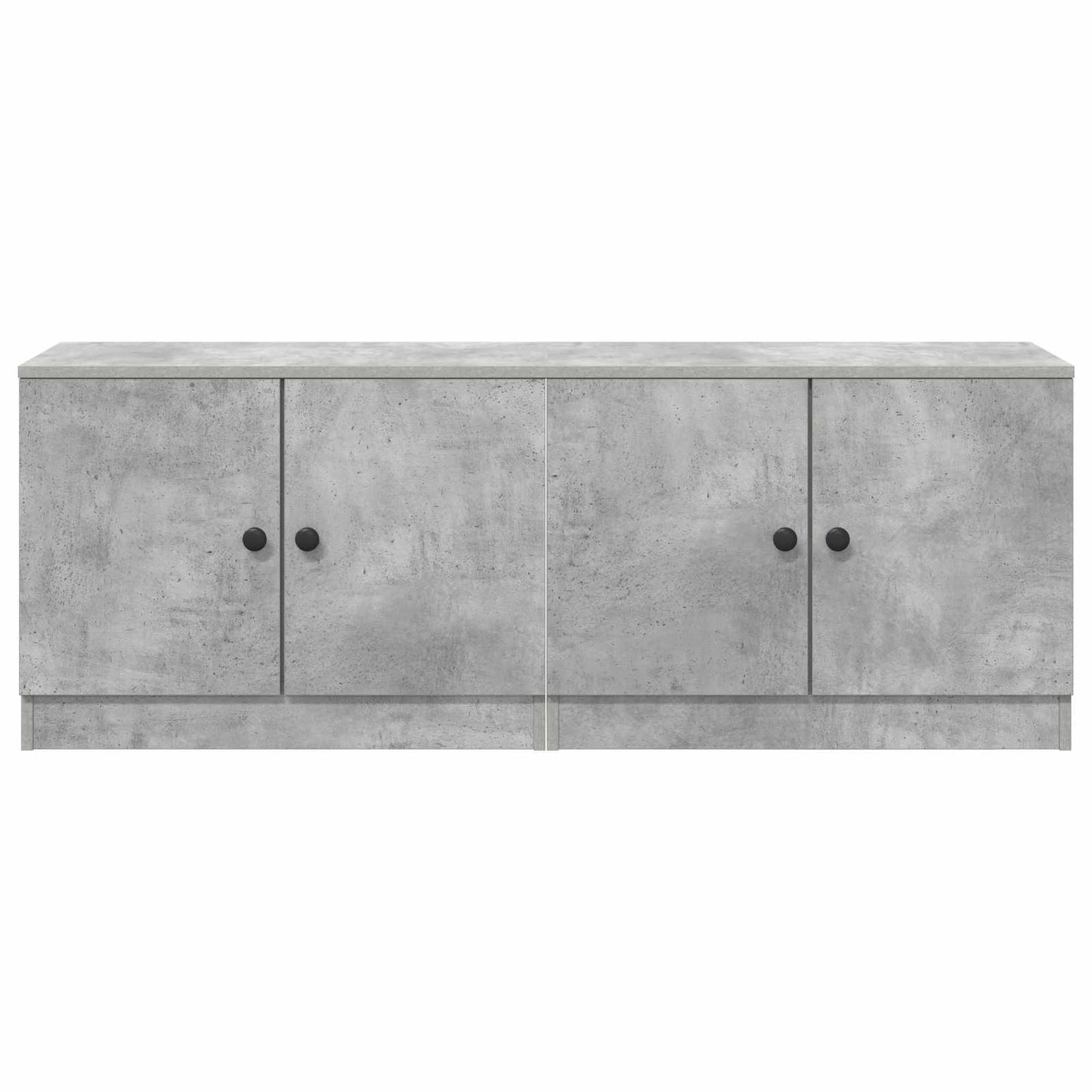 Stauraum-Schranks für Hochbett 2 stk. Betongrau 66 x 35 x 48 cm