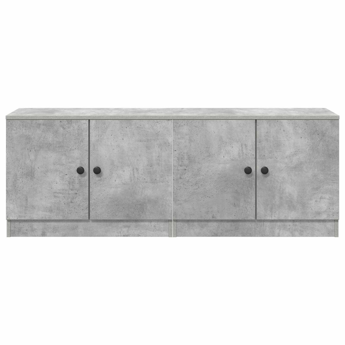 Stauraum-Schranks für Hochbett 2 stk. Betongrau 66 x 35 x 48 cm