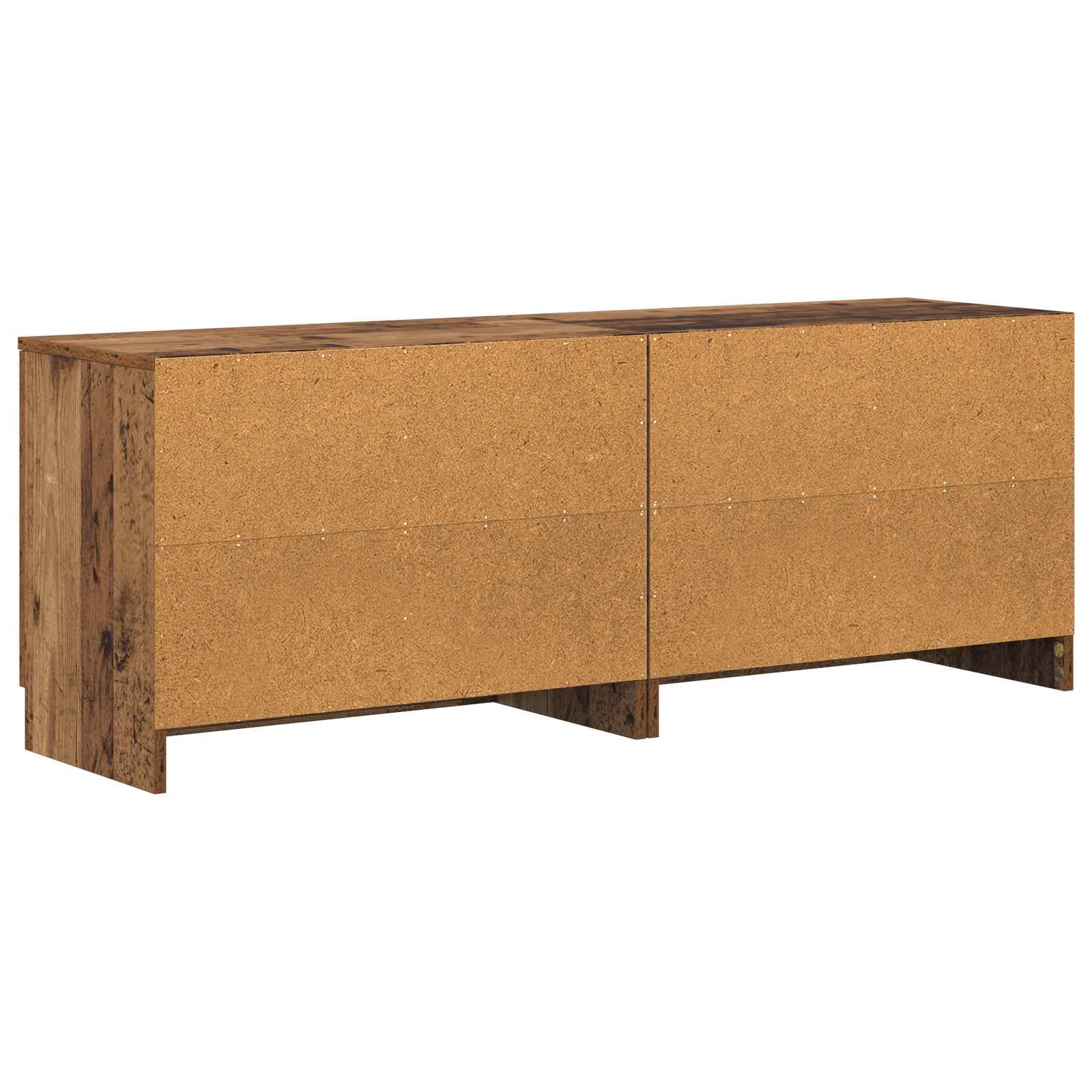 Stauraum-Schranks für Hochbett 2 stk. Altholz 66 x 35 x 48 cm