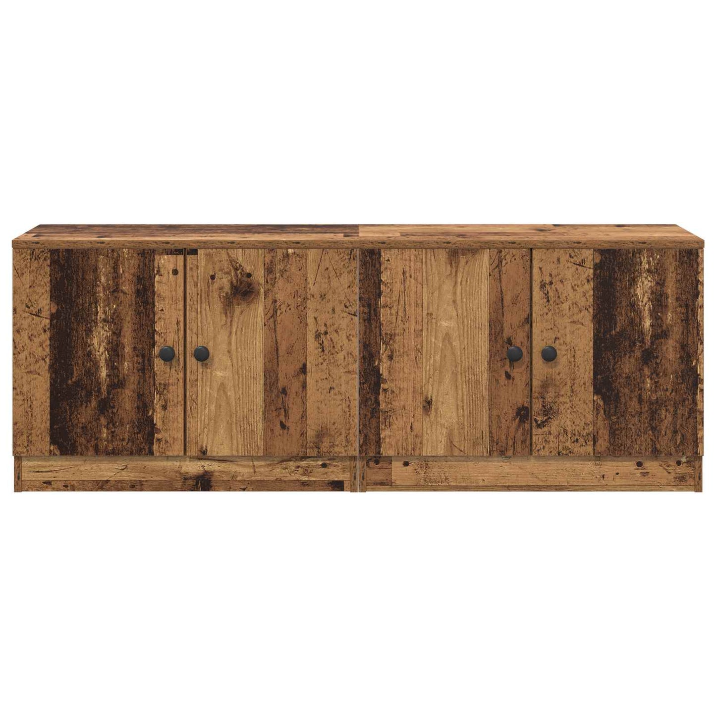 Stauraum-Schranks für Hochbett 2 stk. Altholz 66 x 35 x 48 cm