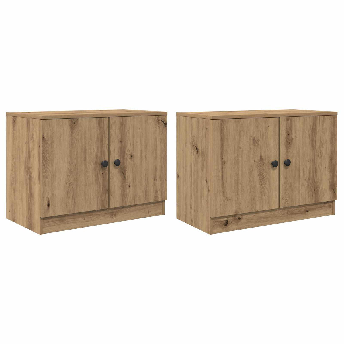 Stauraum-Schranks für Hochbett 2 stk. Artisan-Eiche